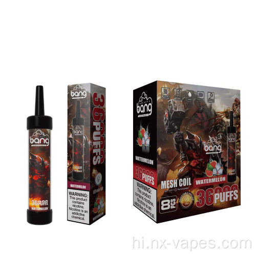 धमाकेदार 36000 पफ्स डिस्पोजेबल वेप थोक